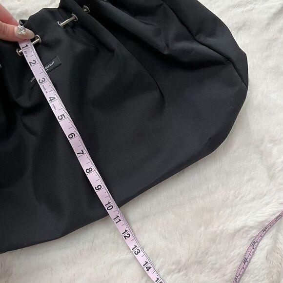 NWOT Vintage Y2K Black Nylon Slouch Big Size Handbag Purse Shoulder bag - Picture 13 of 13